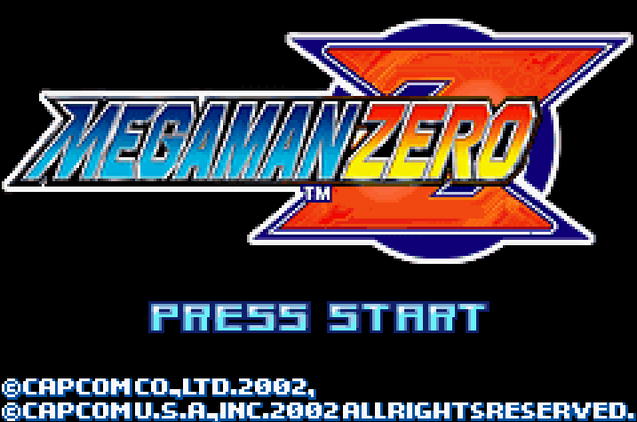 Mega Man Zero Title Screen